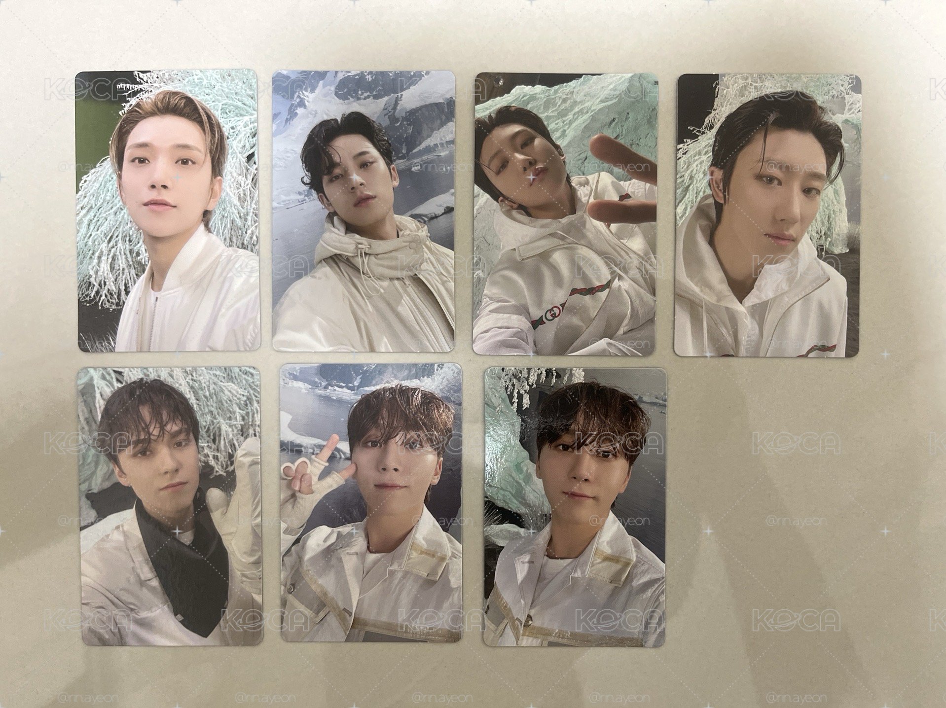 Seventeen 正規四改版 專輯小卡