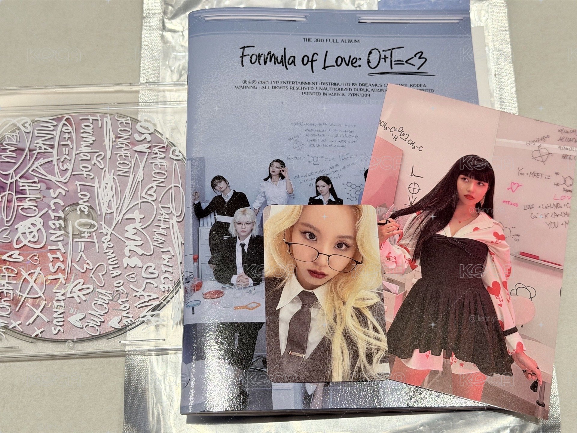 TWICE - 3RD [FORMULA OF LOVE: O+T=<3] RESULT FILE VER.