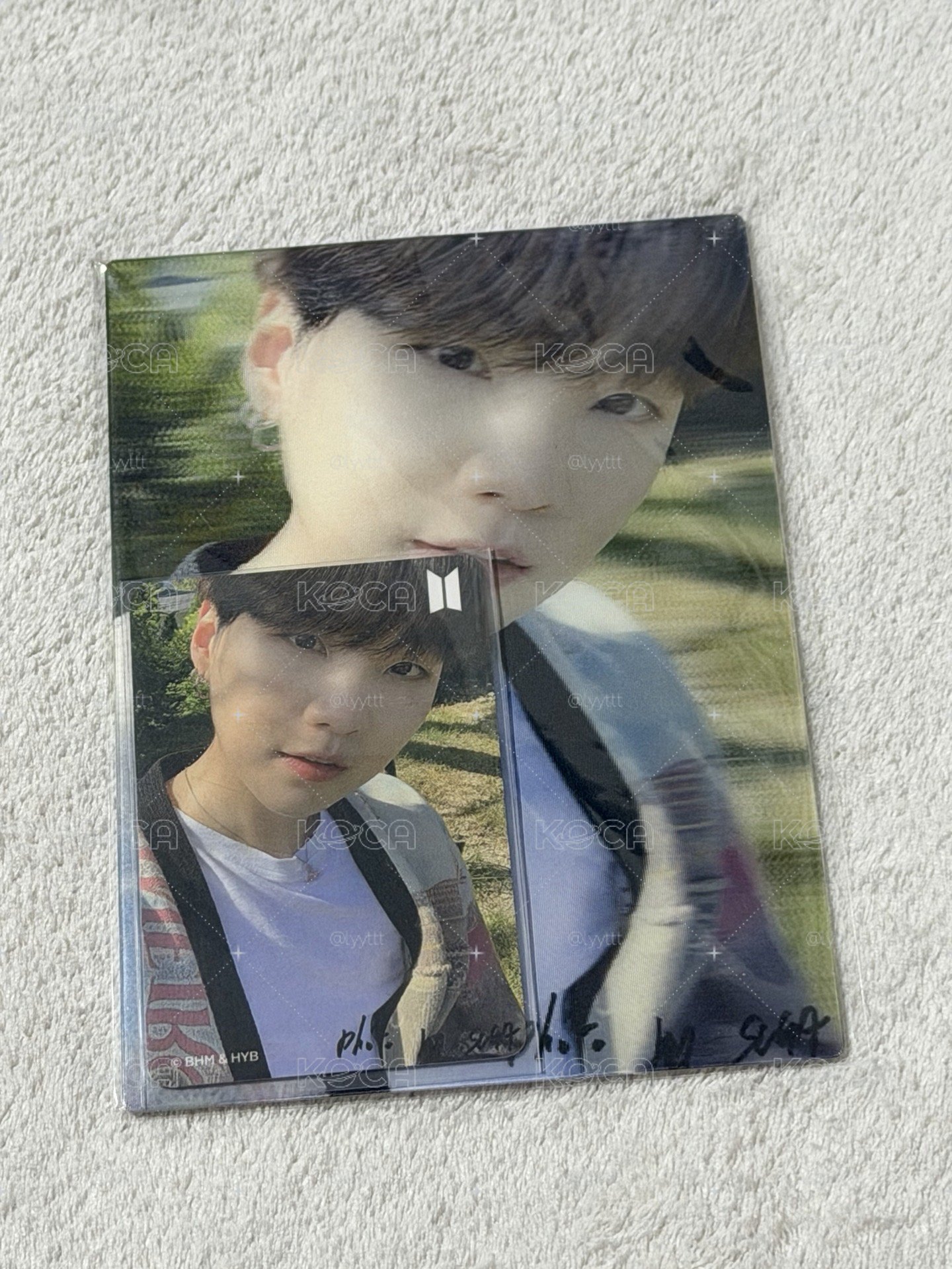 BE SUGA 3D明信片小卡組