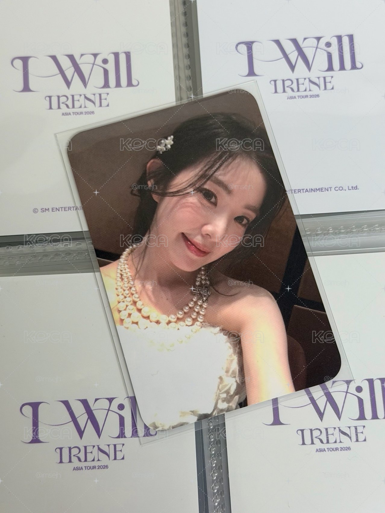 Irene I-will 台北Day2入場卡