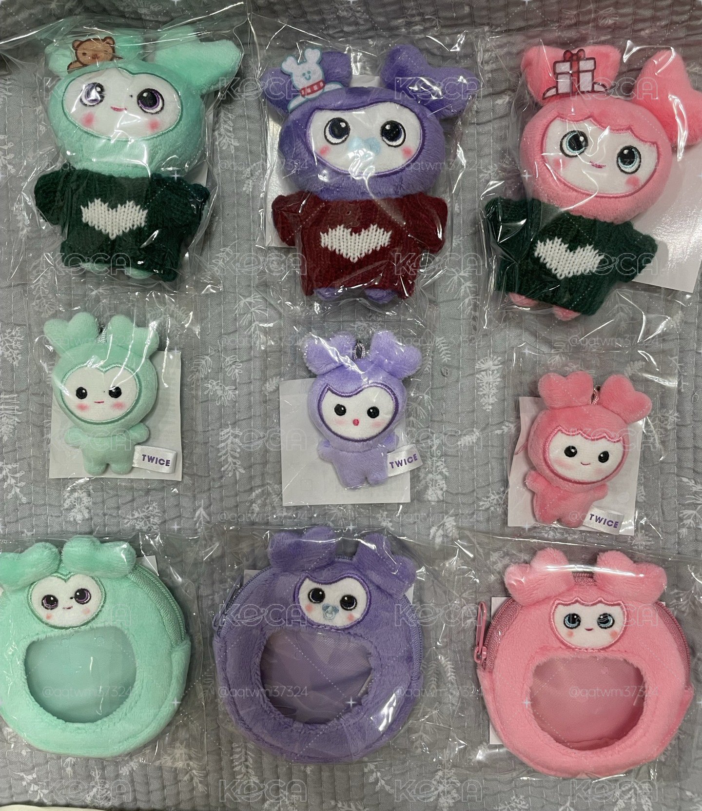 《現貨》 MISAMO 全新徽章套+豆豆眼+冬日娃 MOMO SANA MINA 整圖販售