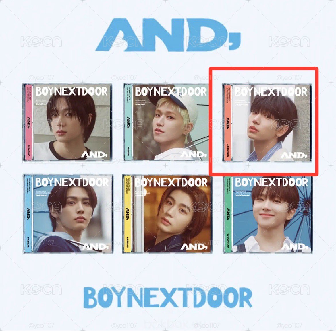 BOYNEXTDOOR AND宰鉉單封空專+明信片