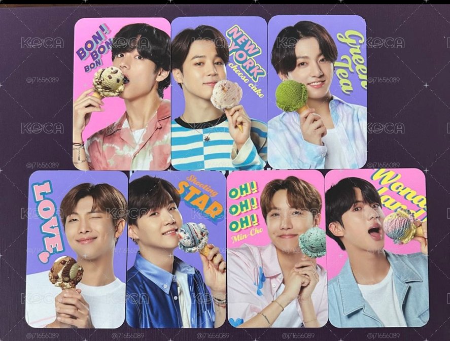 BTS BR 代言卡