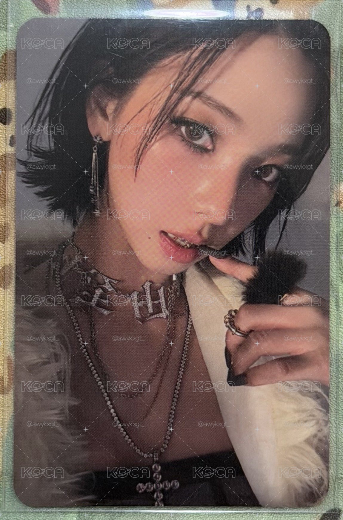 aespa Dirty Work 專輯卡 Worker ver. 柚