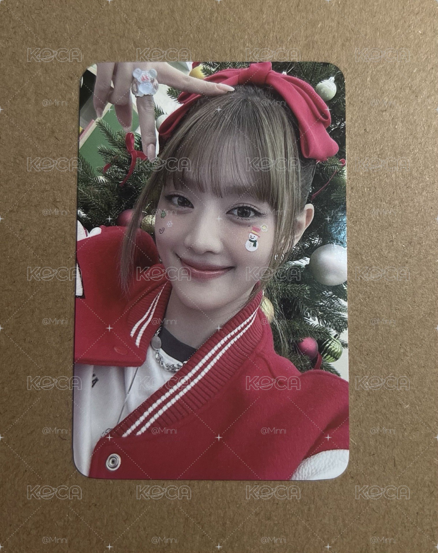 美迪惠爾 3.0 代言卡 聖誕版比耶