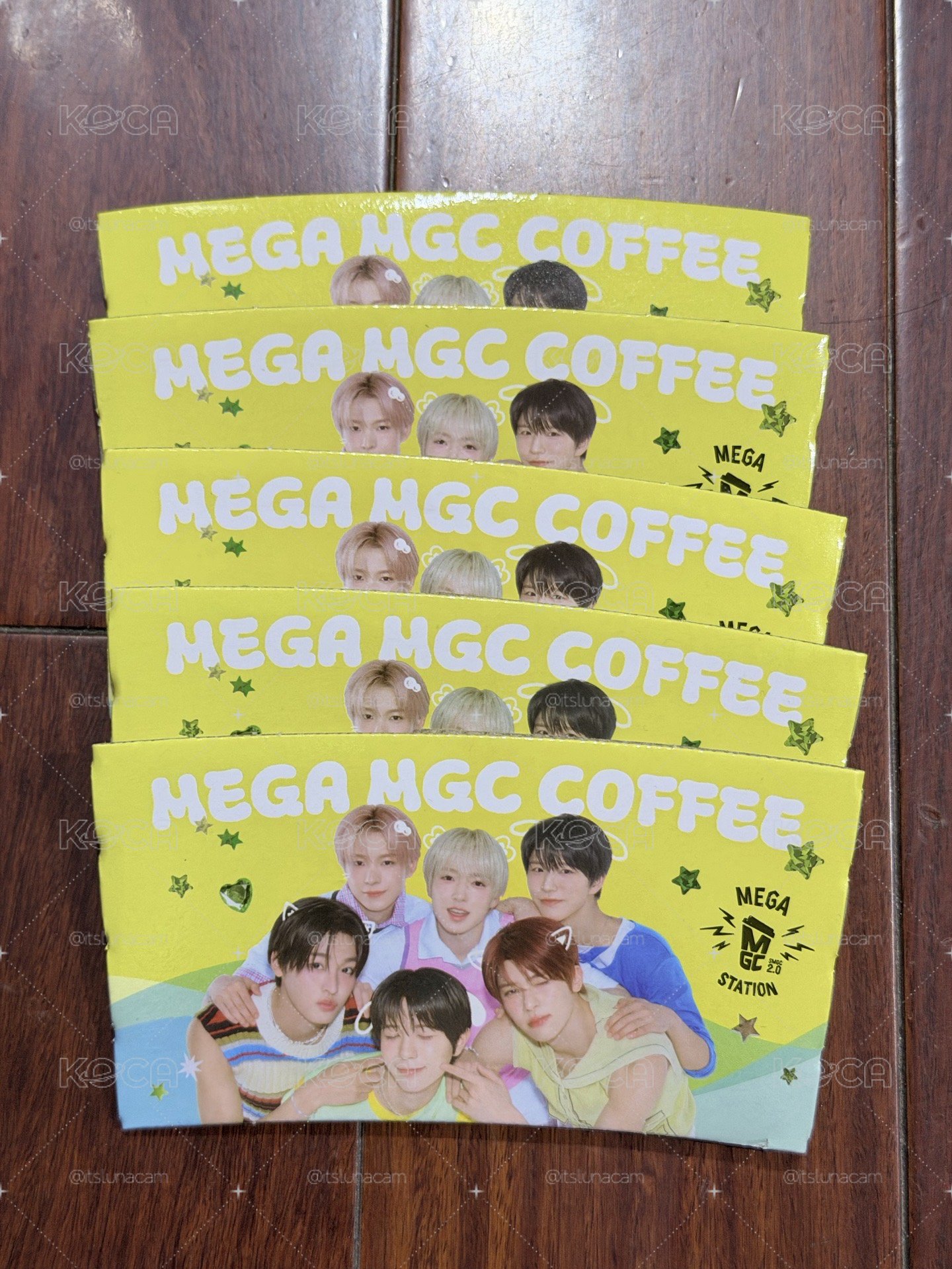 NCT WISH MEGA MGC COFFEE 杯套