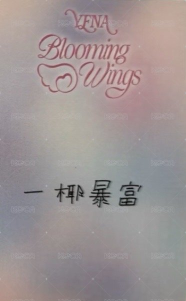 迷四 數星星 深圳線下 簽售卡 羅馬假日 背面