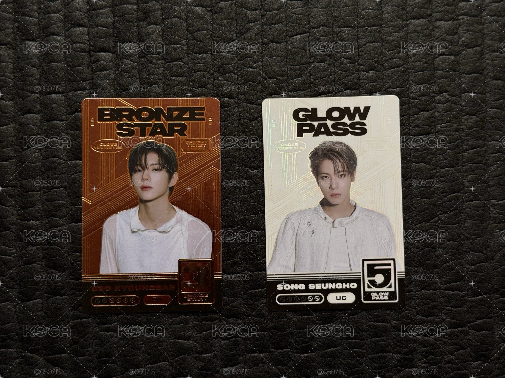 迷三 徐竟培bronze star/宋承浩glow pass卡