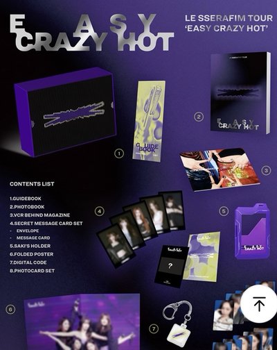LE SSERAFIM TOUR Easy Crazy Hot 韓安DC（含WVS特典卡一套）