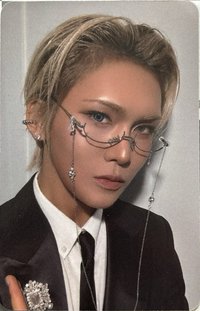 迷二 am 1.0 幸運卡 半框眼鏡 手寫卡背