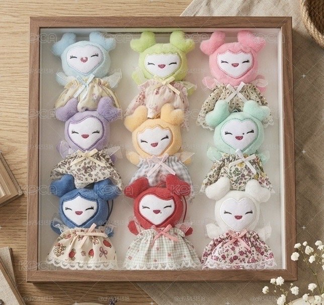 TWICE LOVELYS GIGO 小相框娃套組（九入），含展示箱！