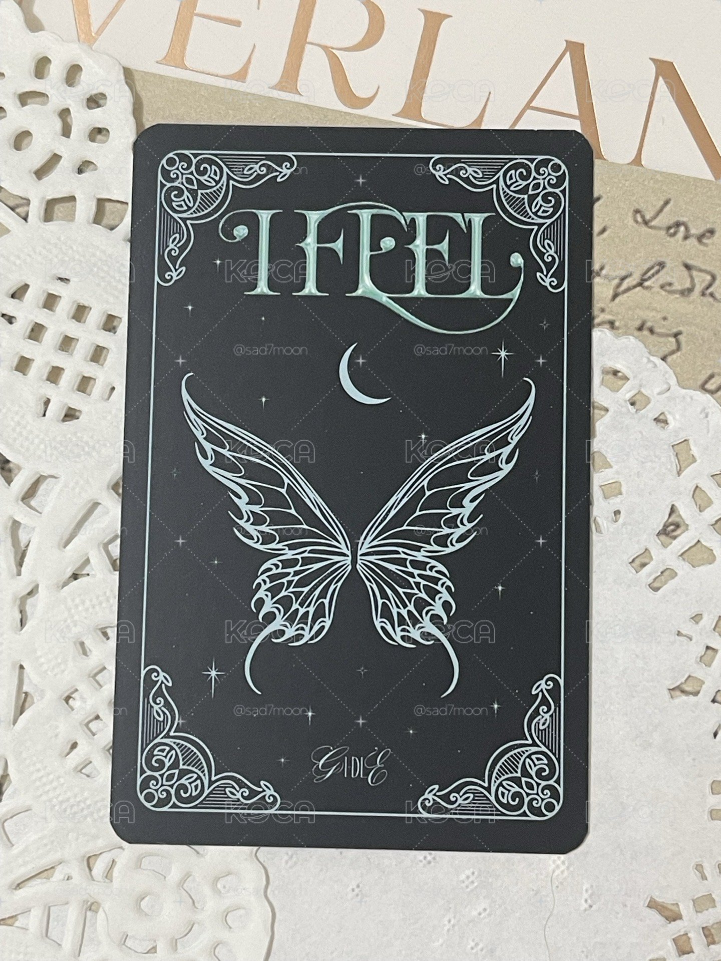  【無包手】I feel 專輯卡 BUTTERFLY版 娟