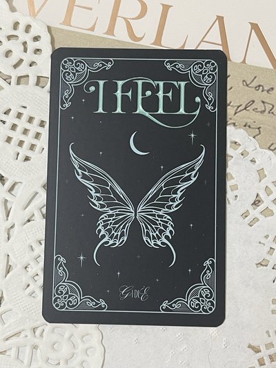  【無包手】I feel 專輯卡 BUTTERFLY版 娟