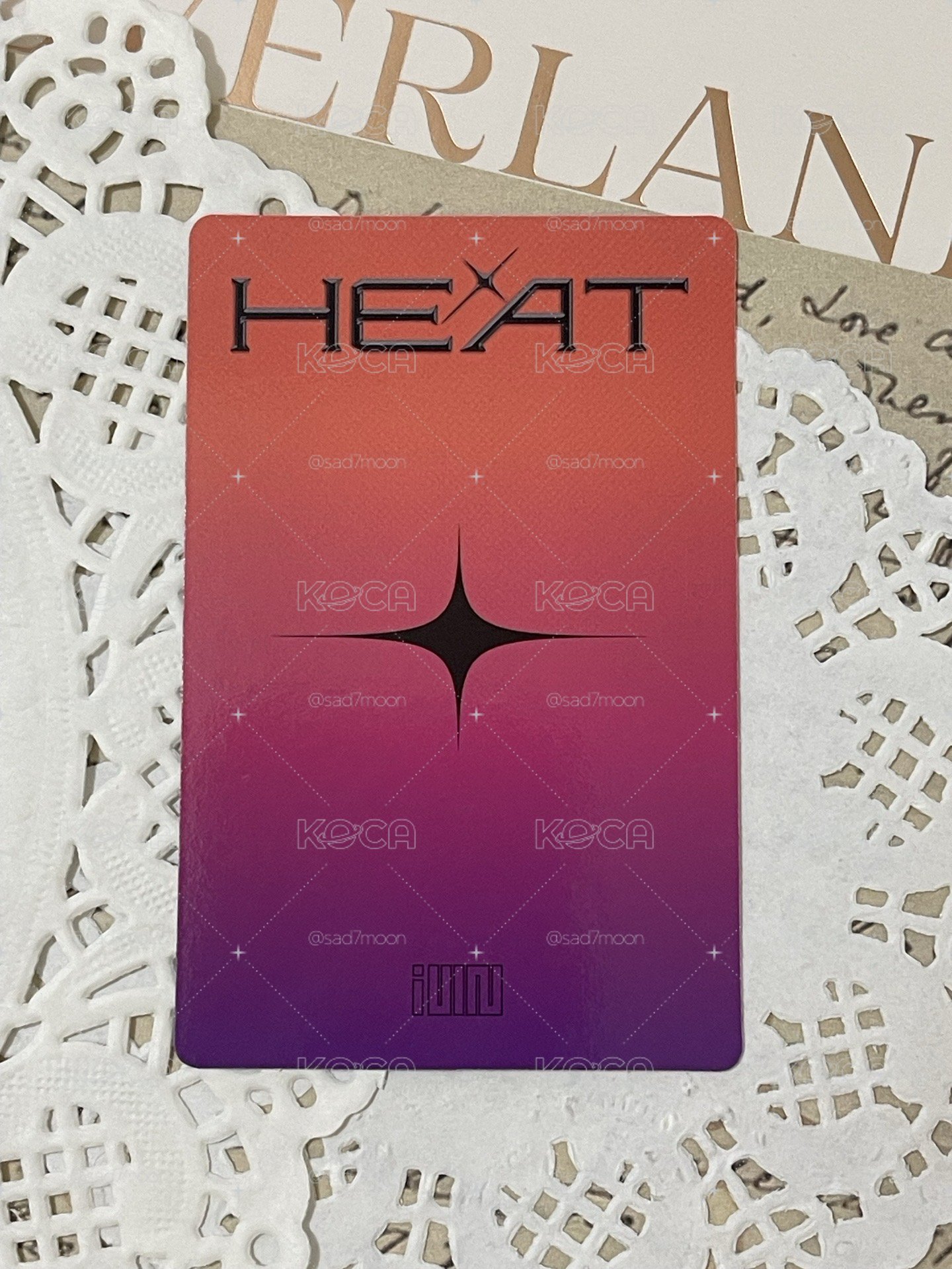  【無包手】HEAT 專輯卡 blaze ver. 娟