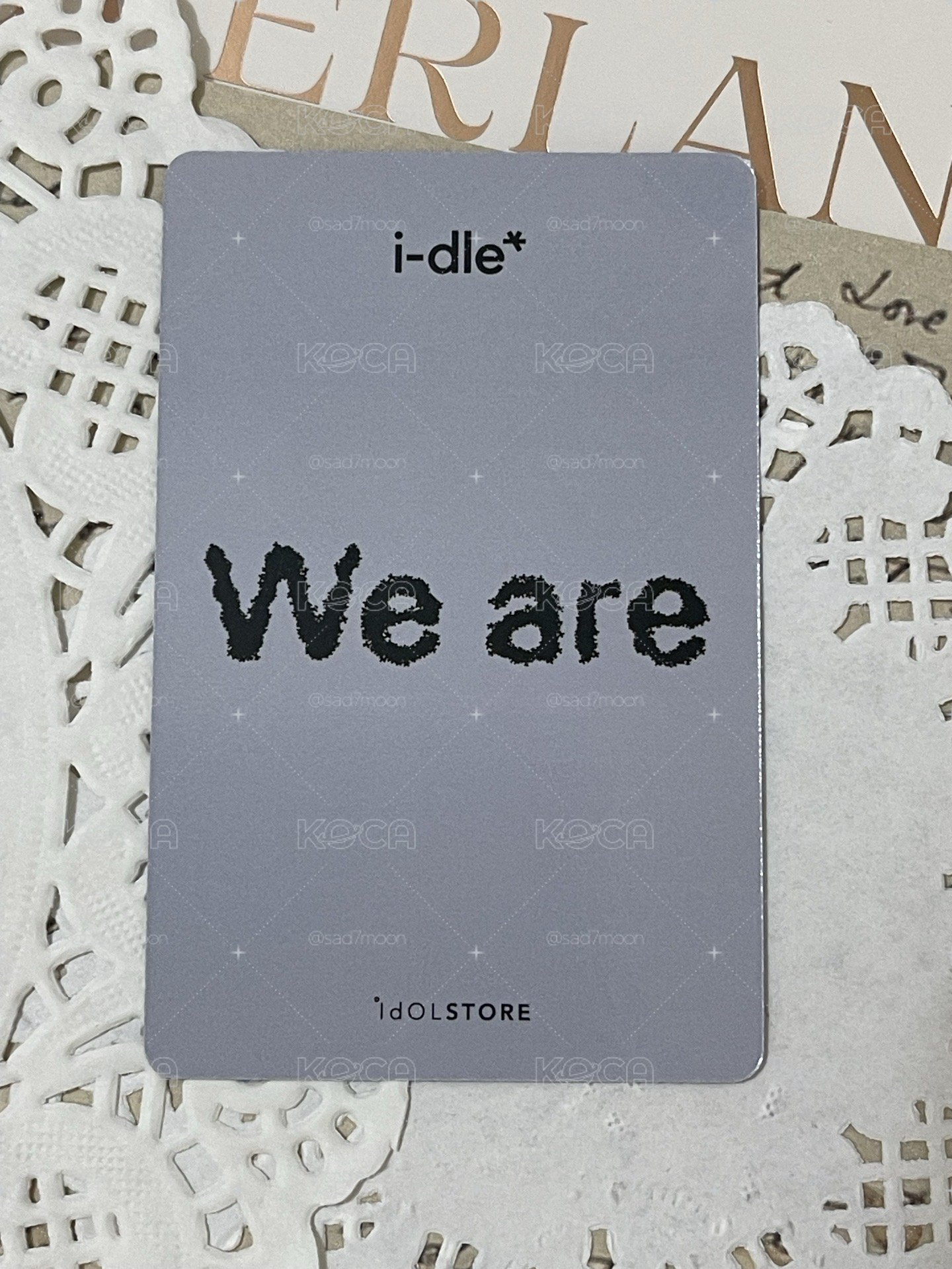 【無包手】We are 偶店 2.0 簽售卡 娟