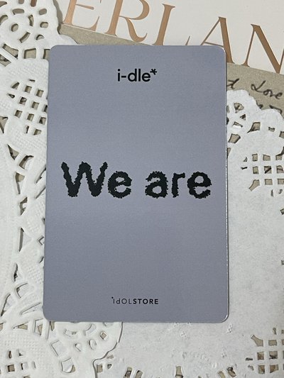  【無包手】We are 偶店 2.0 簽售卡 娟