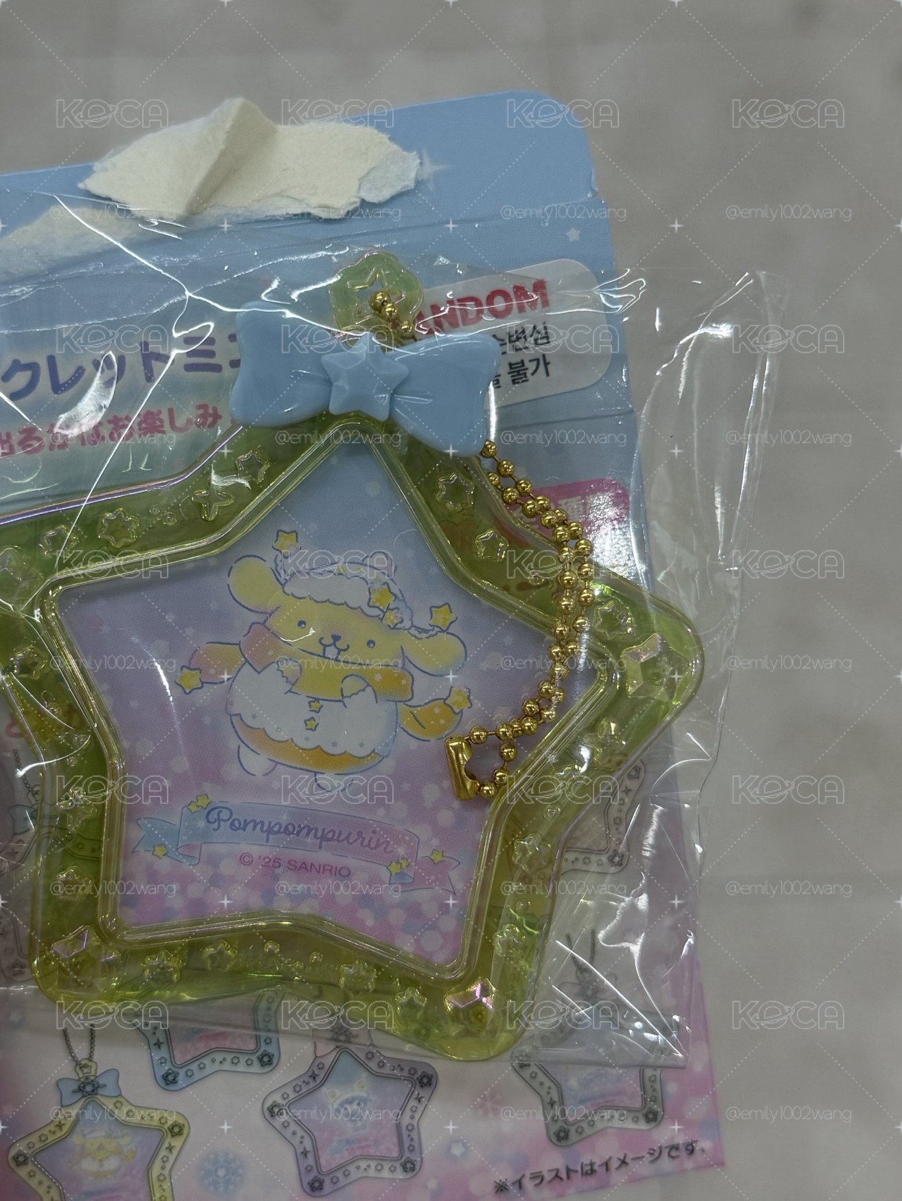 三麗鷗 星星相框盲盒 布丁狗