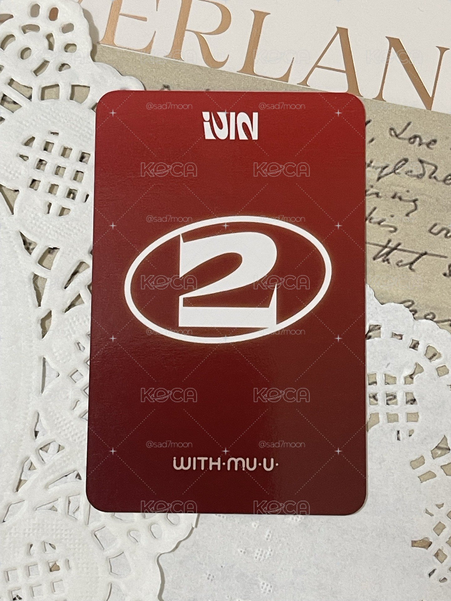  【無包手】正規二 wm 5.0 幸運卡 刷
