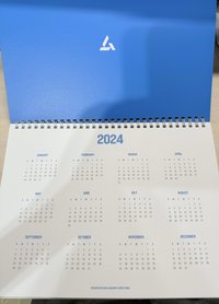 24年曆（無日程本、貼紙有使用）