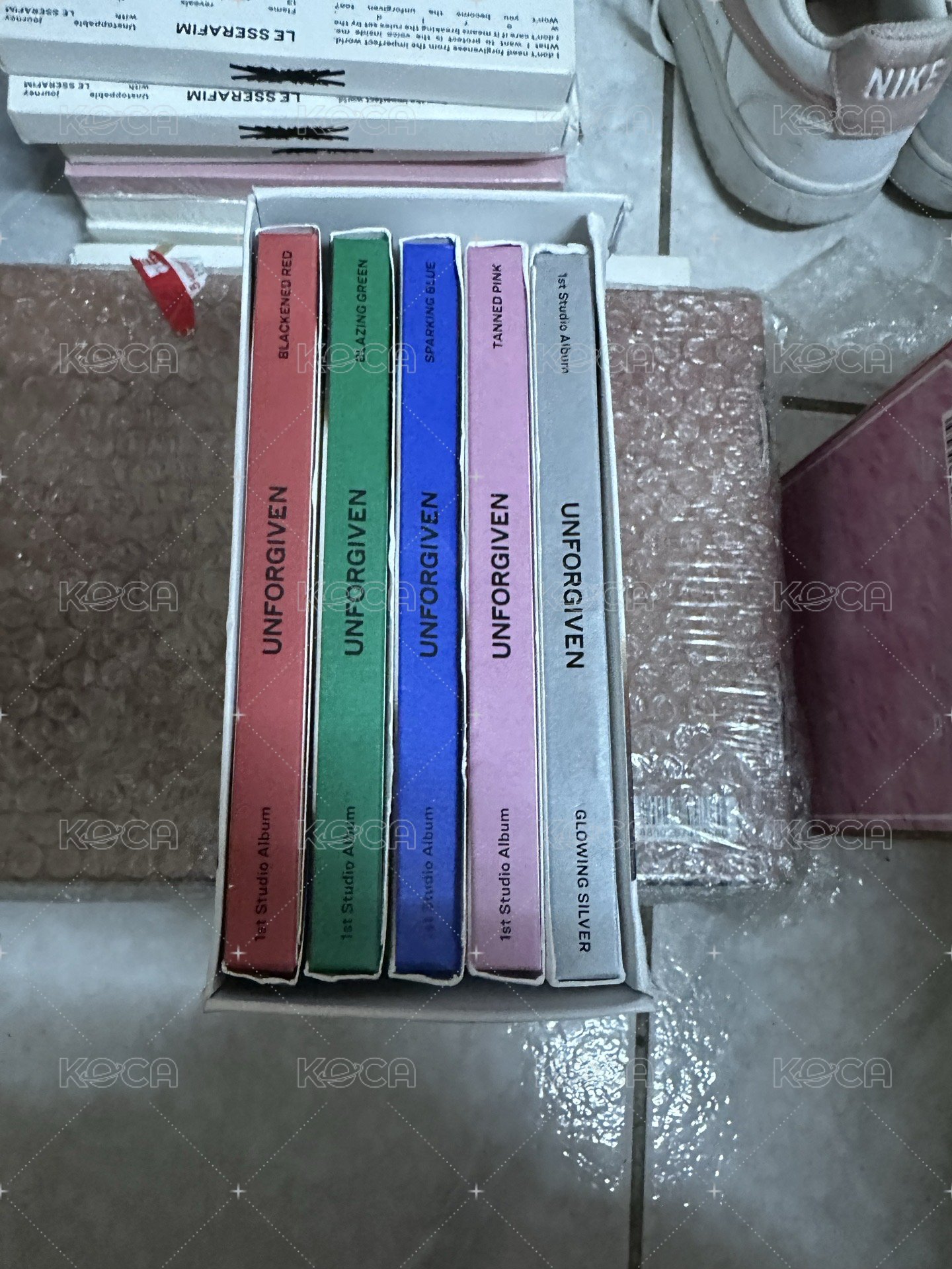 unforgiven單封空專一套（有嚴重盒損）