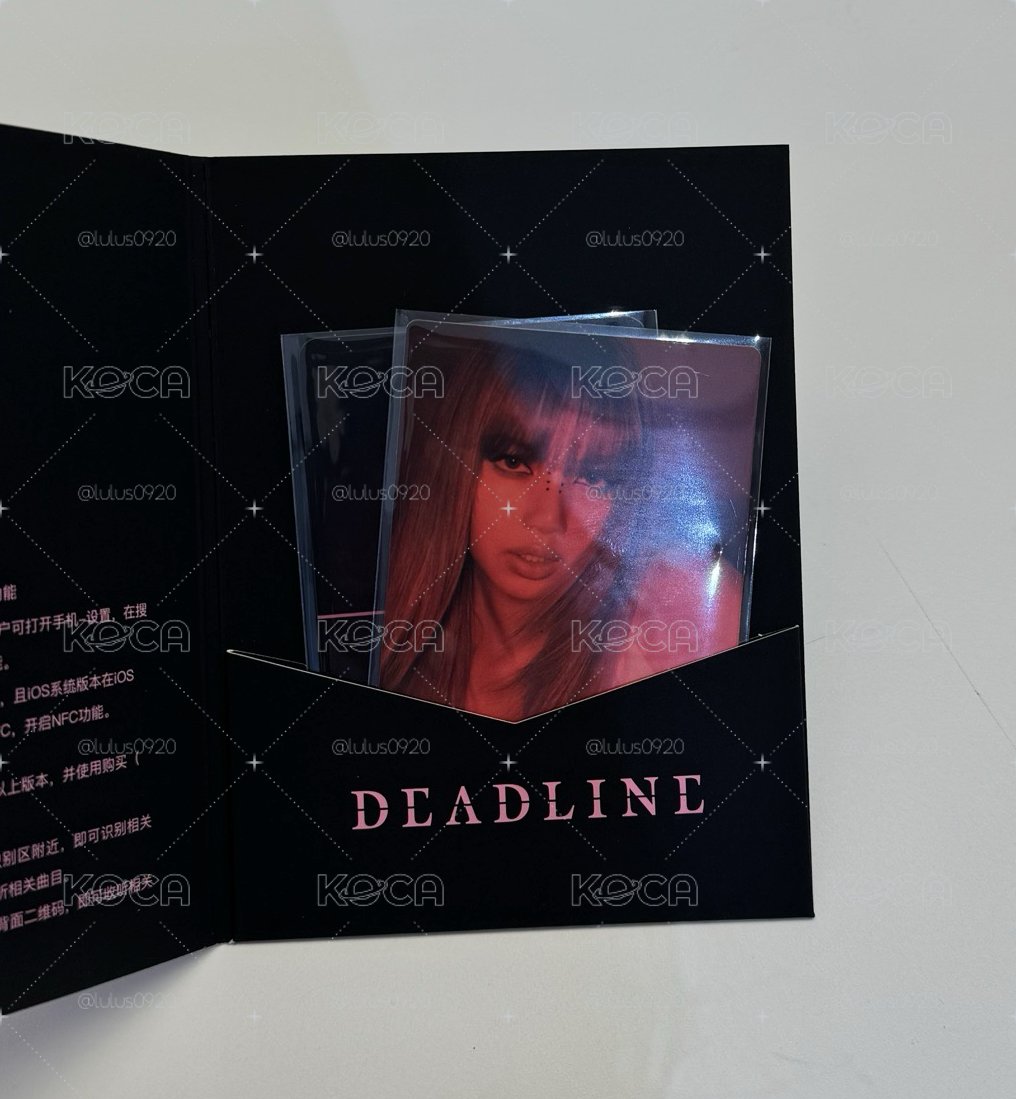 DEADLINE QQ音樂 數位專 專輯卡 Lisa