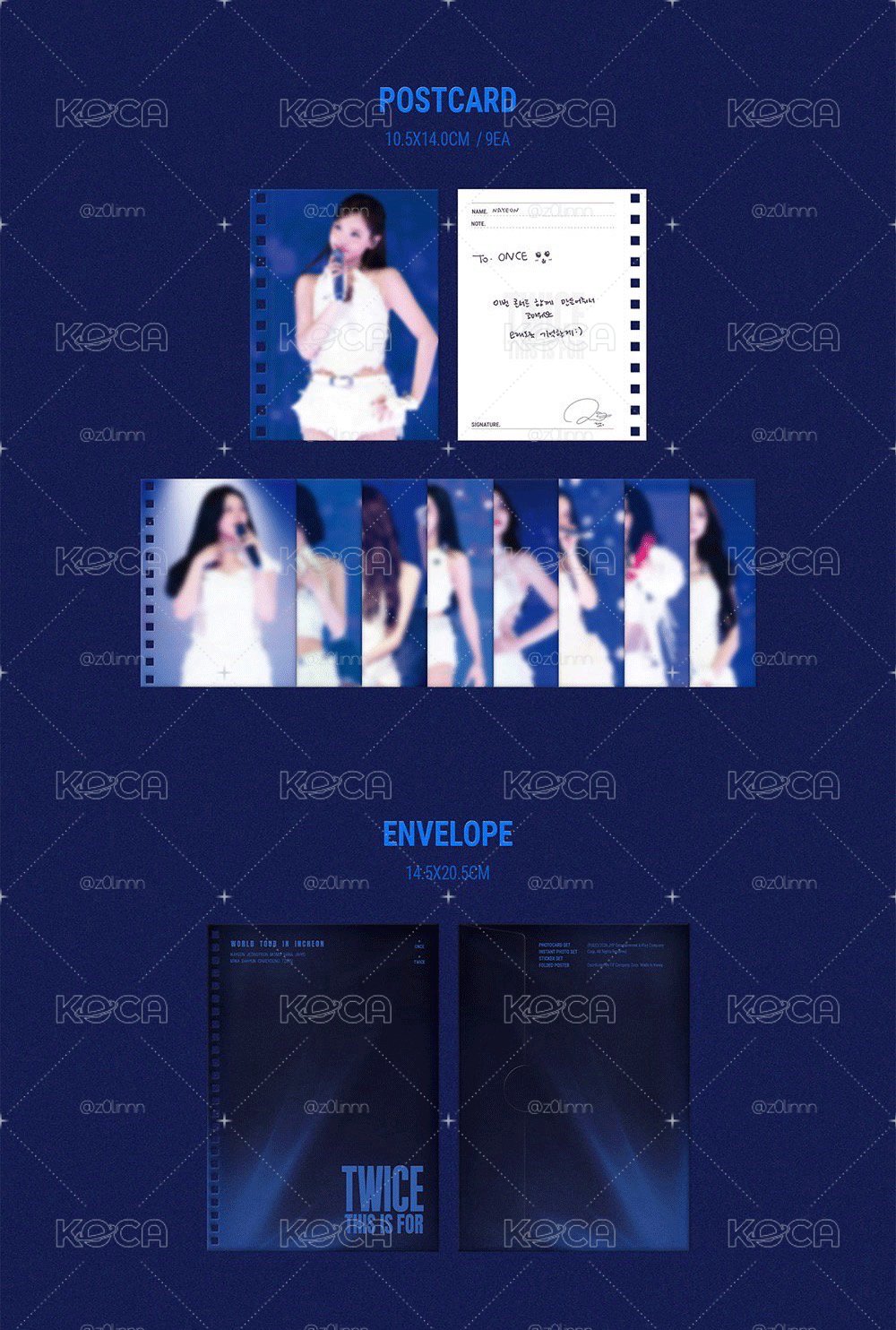 TWICE 六巡DVD+fans shop特典卡組