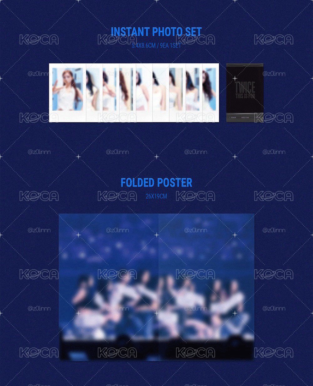 TWICE 六巡DVD+fans shop特典卡組