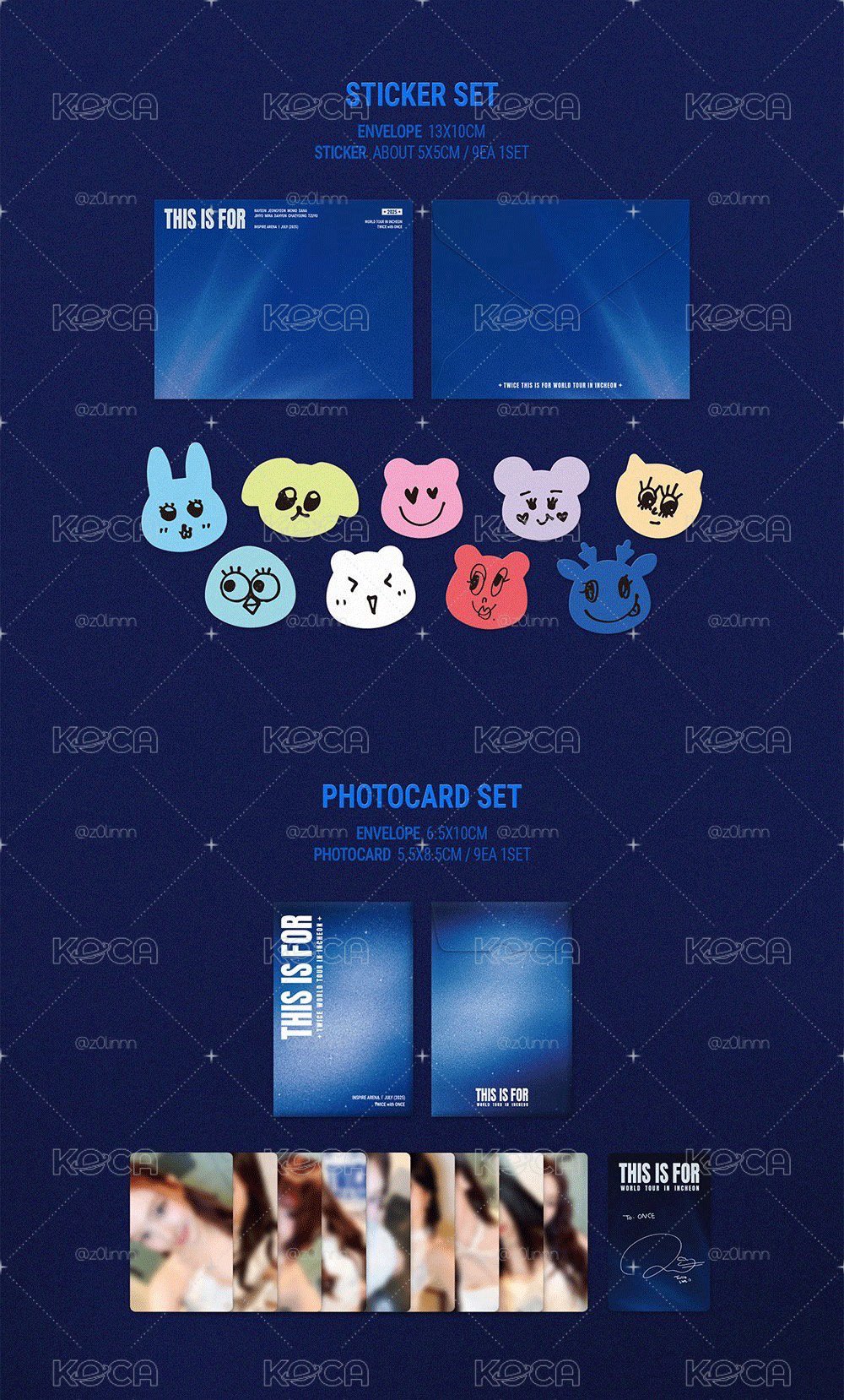 TWICE 六巡DVD+fans shop特典卡組