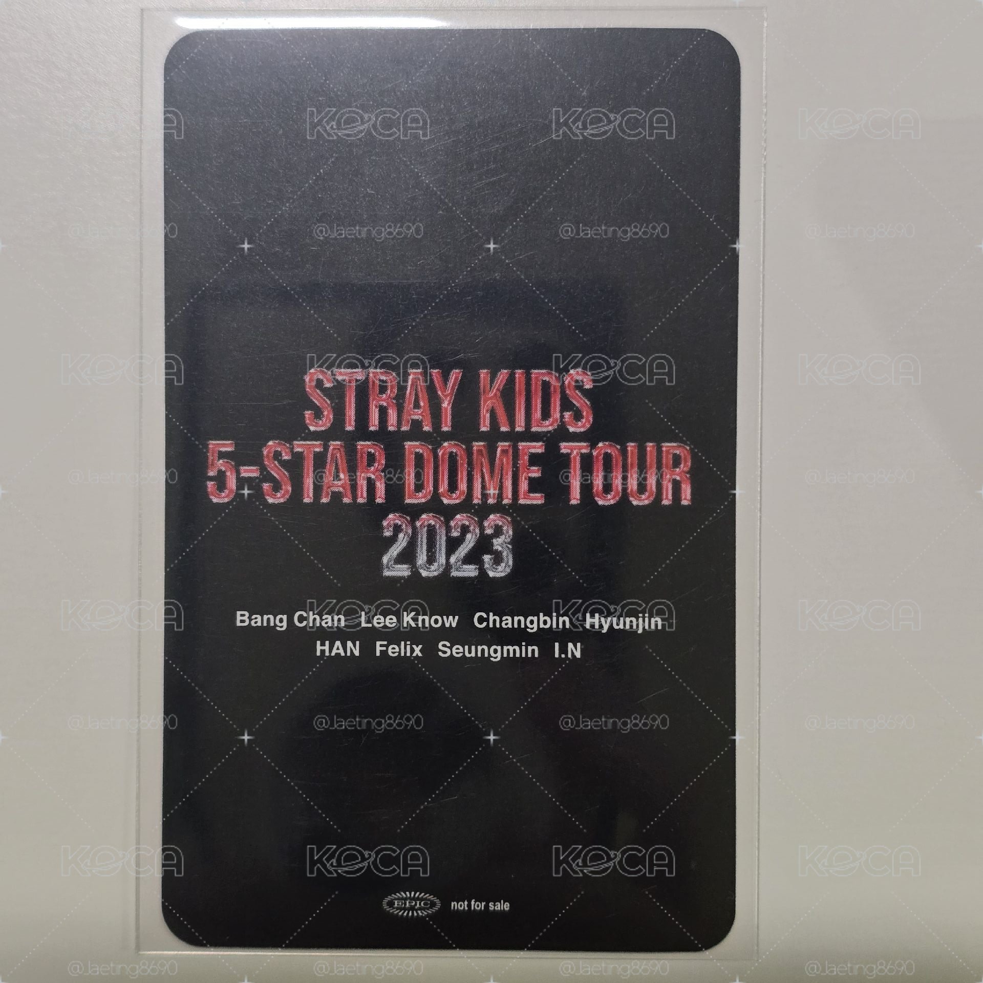 Stray Kids 2023 5-STAR DOME TOUR 拍手場限卡🦫昇玟