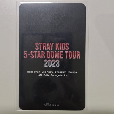 Stray Kids 2023 5-STAR DOME TOUR 拍手場限卡🦫昇玟