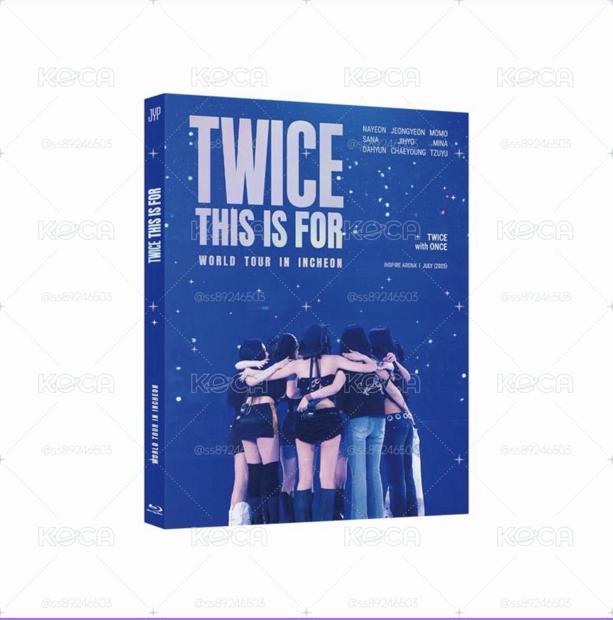 TWICE <THIS IS FOR> 世界巡迴仁川場 藍光&DVD 贈Fans特典💙