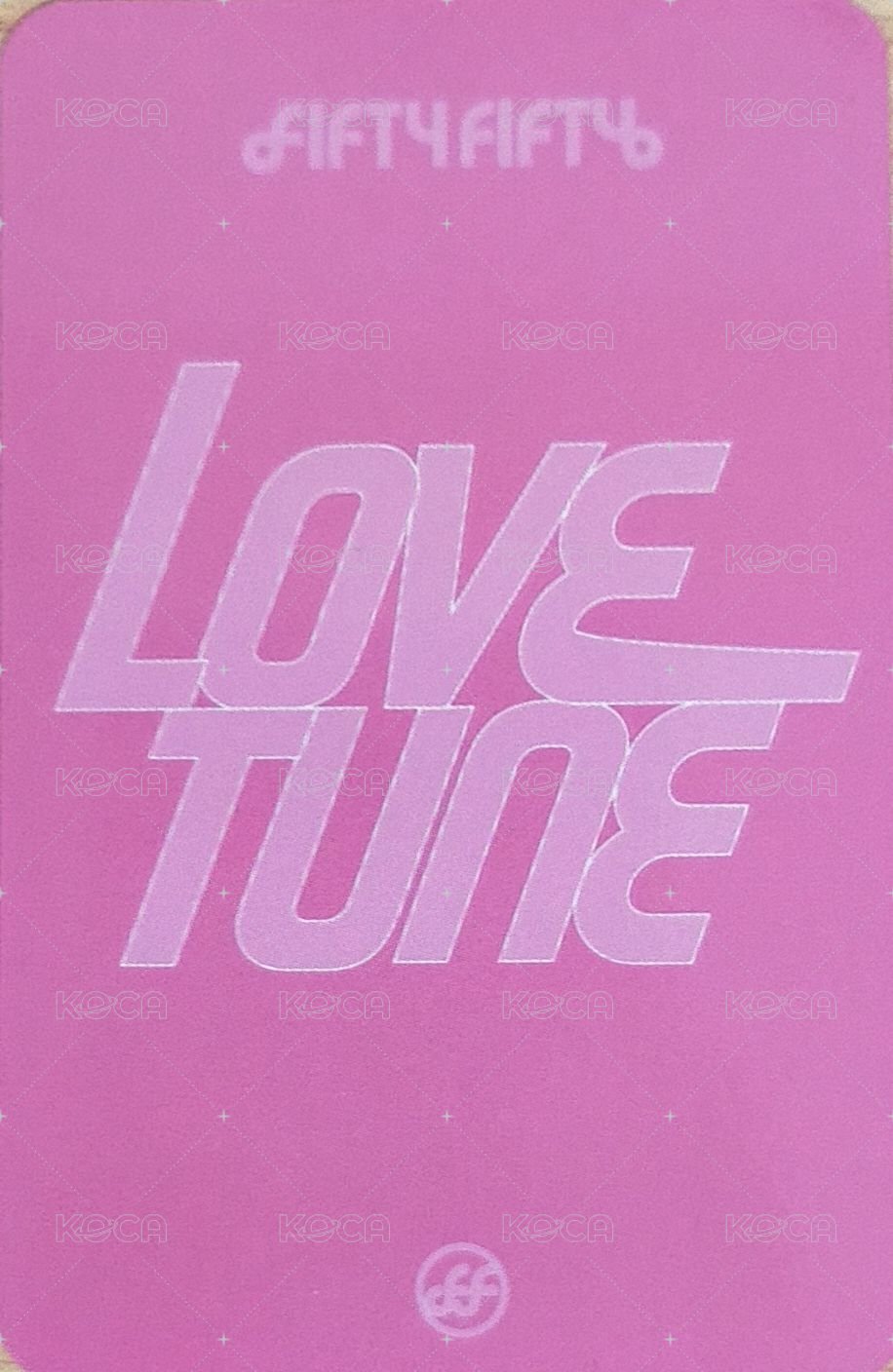 Love Tune Kpopstore 線下 2.0 簽售卡 OK繃 背面