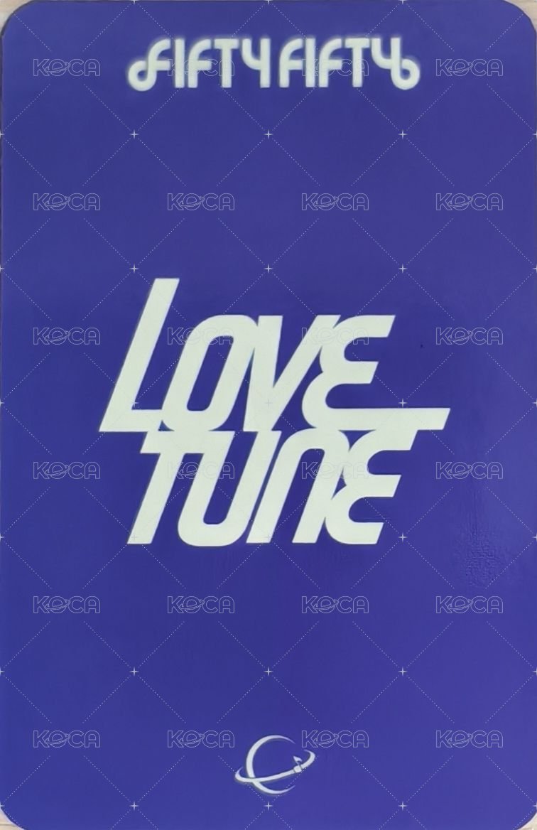 Love Tune Green Universe Music 線下 5.0 簽售卡 手槍 背面