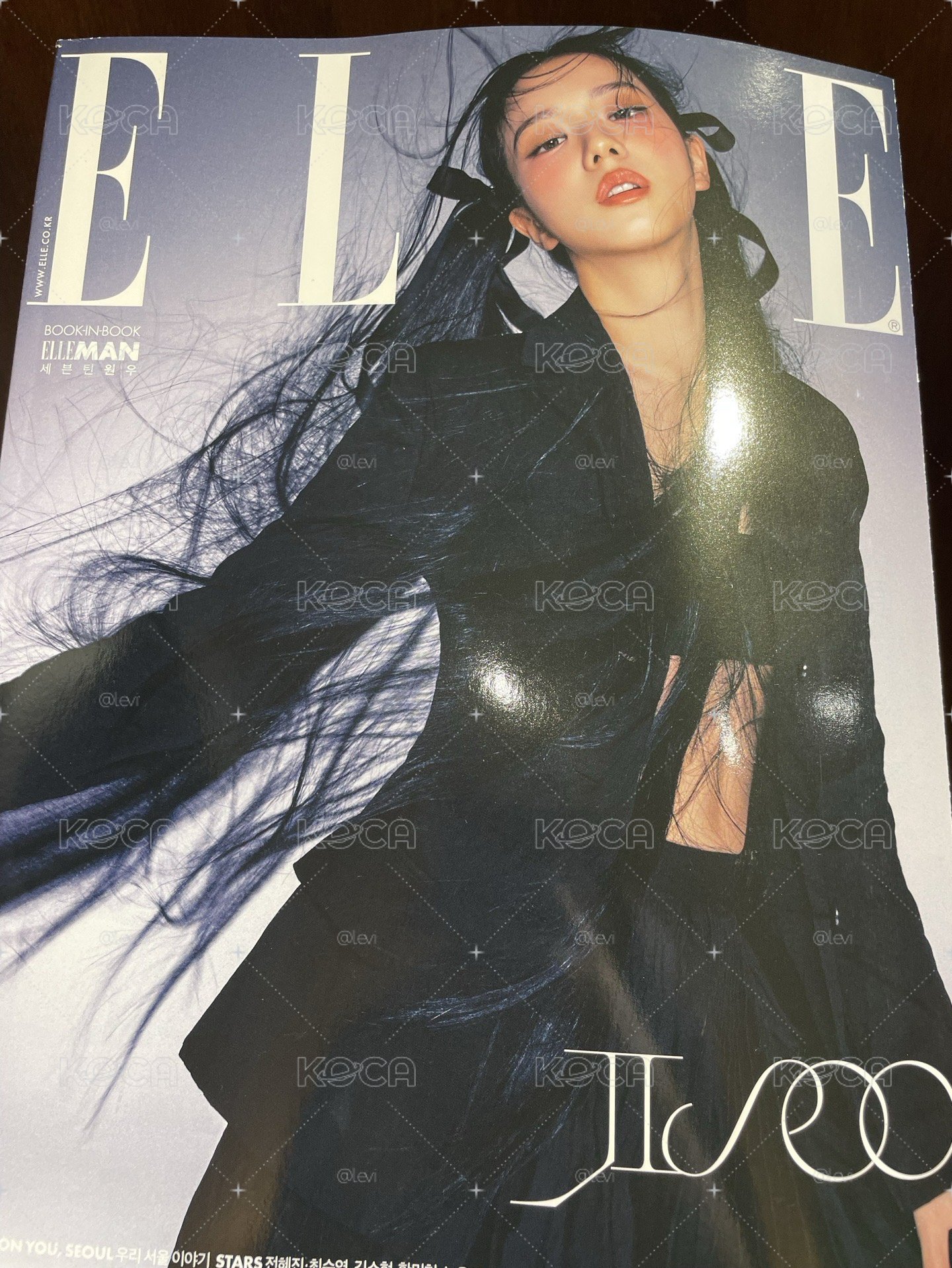 JISOO 絕版雜誌 ELLE KOREA 2023 8月份封面