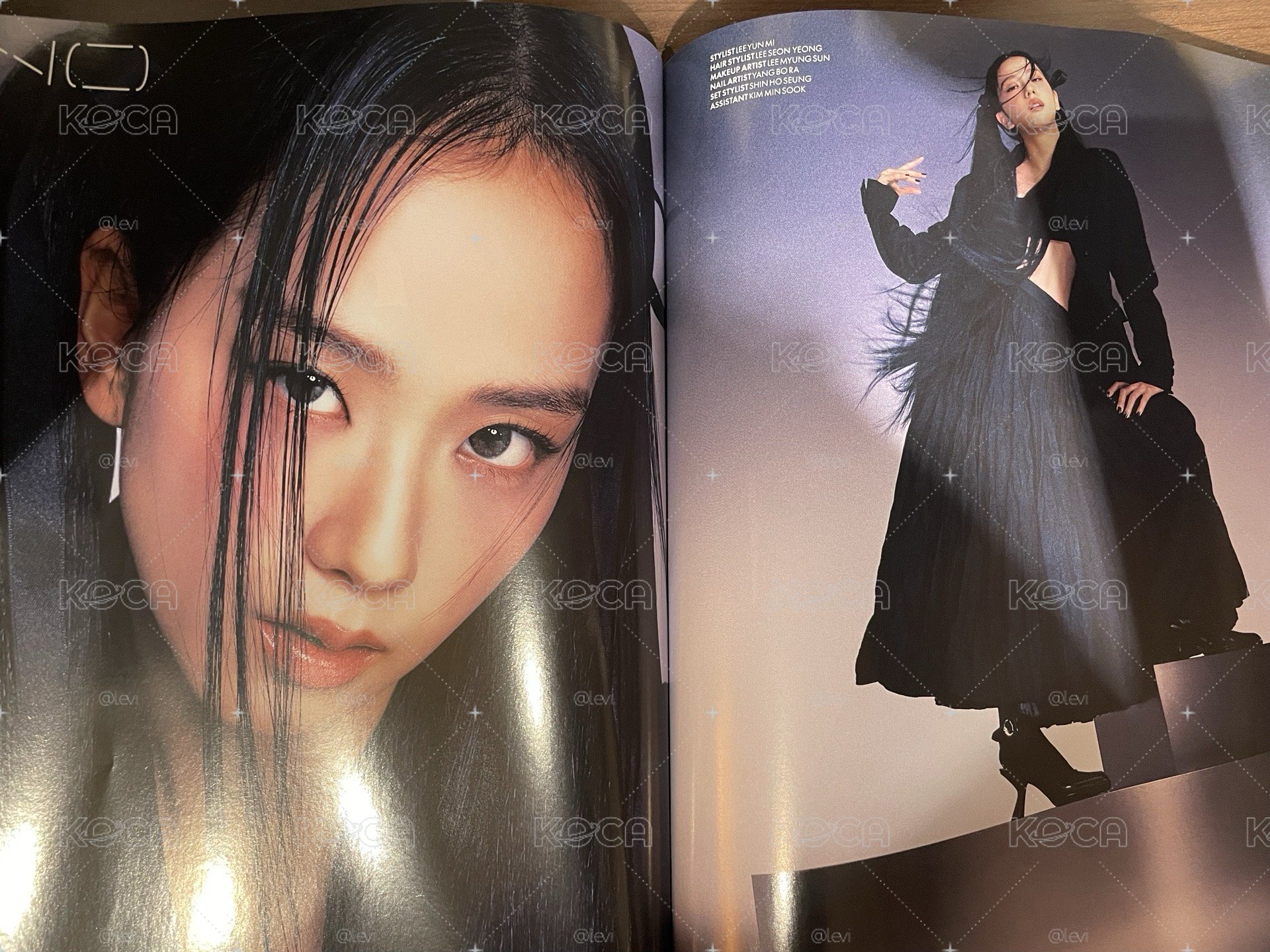 JISOO 絕版雜誌 ELLE KOREA 2023 8月份封面
