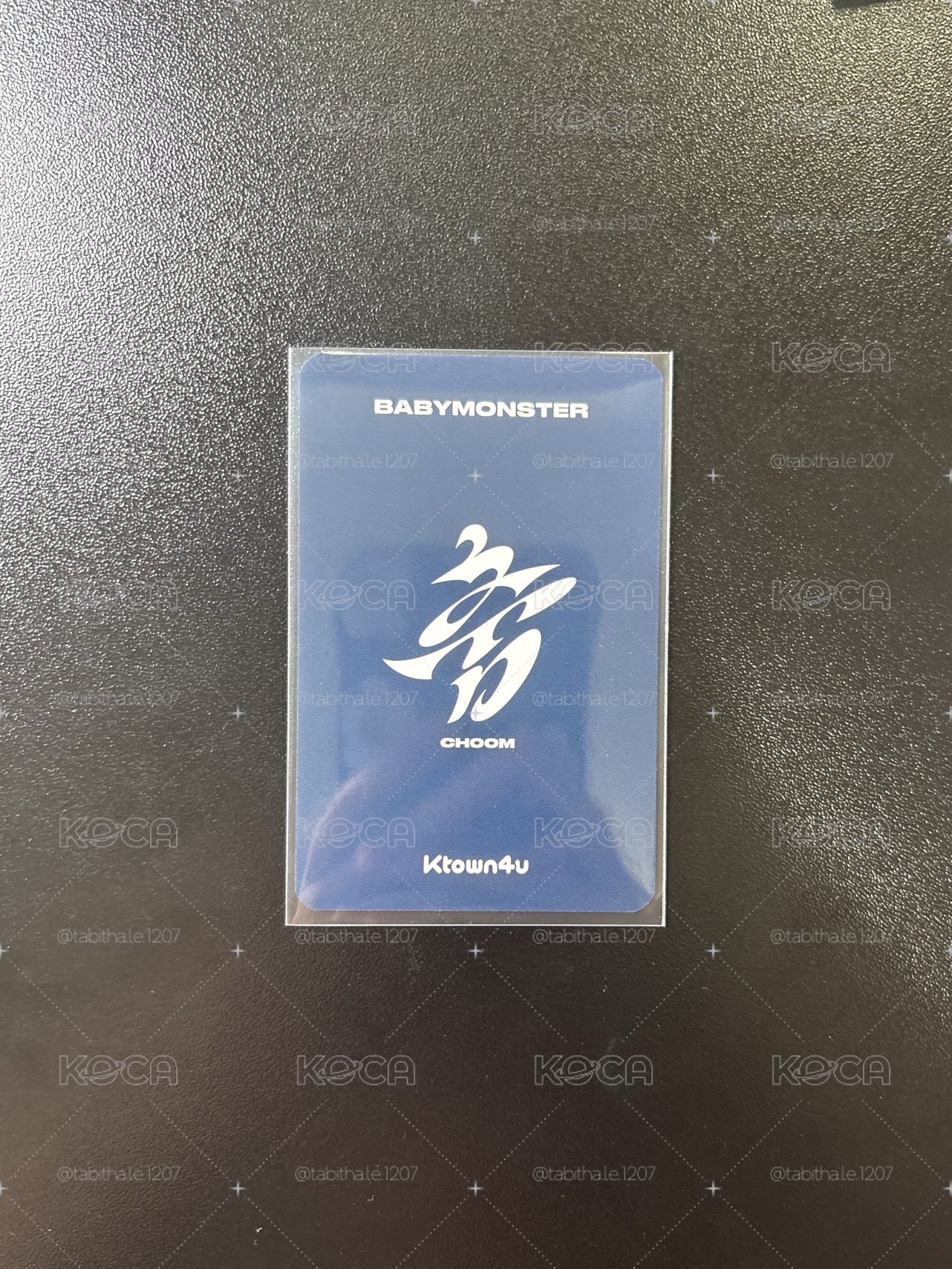 춤 (CHOOM) k4 yg wvs 通用官拍 特典卡 B ver.