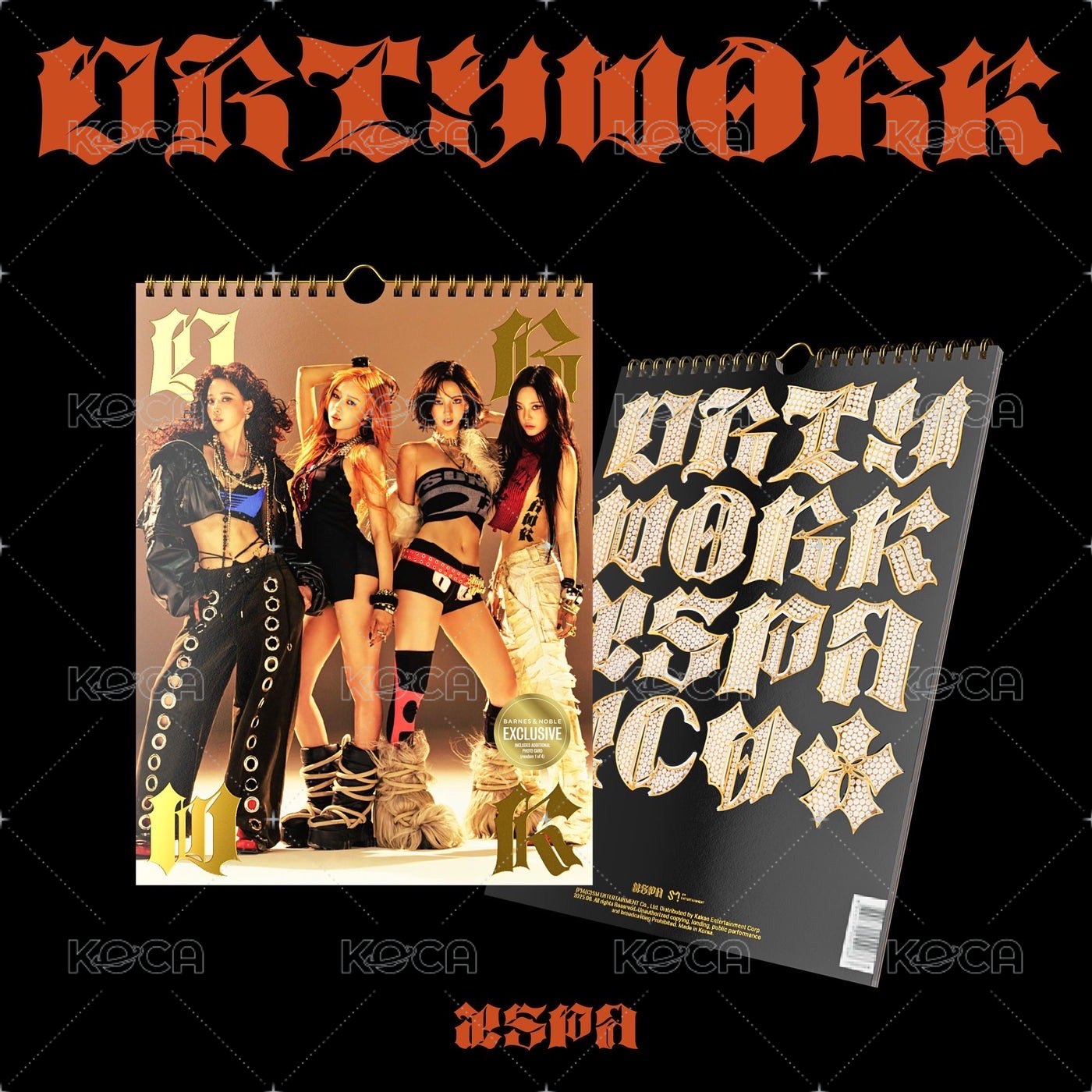 Dirty Work bn 專輯Dirty Worker Ver. B&N Exclusive | aespa - Dirty