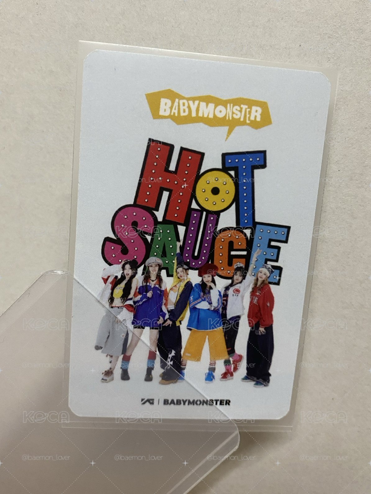 Hot sauce 打歌團卡 