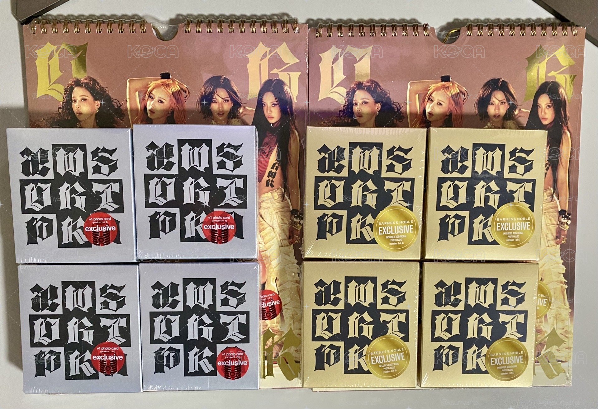 現貨 aespa Dirty Work Target B&N 美版