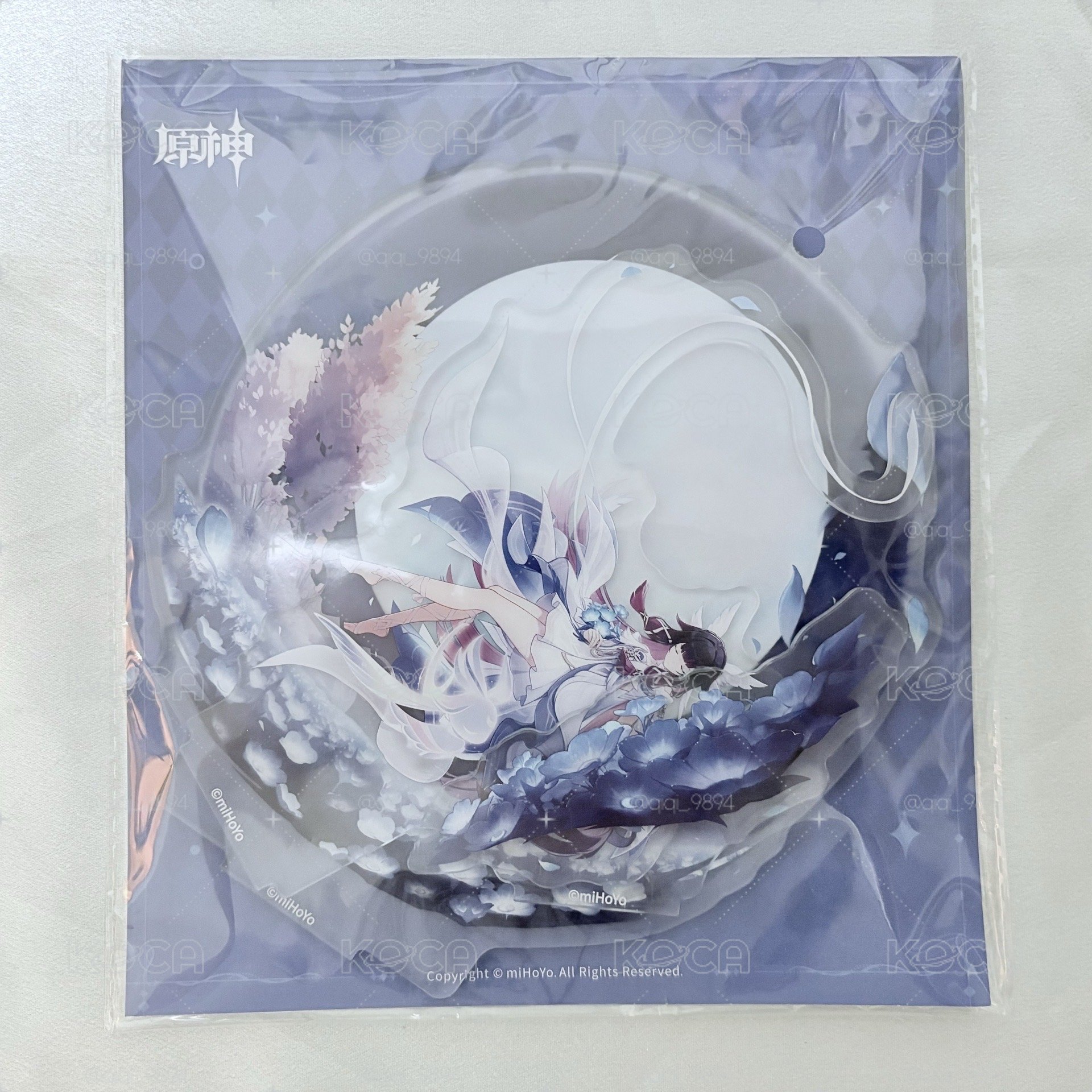 原神 新月的祝福 少女哥倫比婭立牌