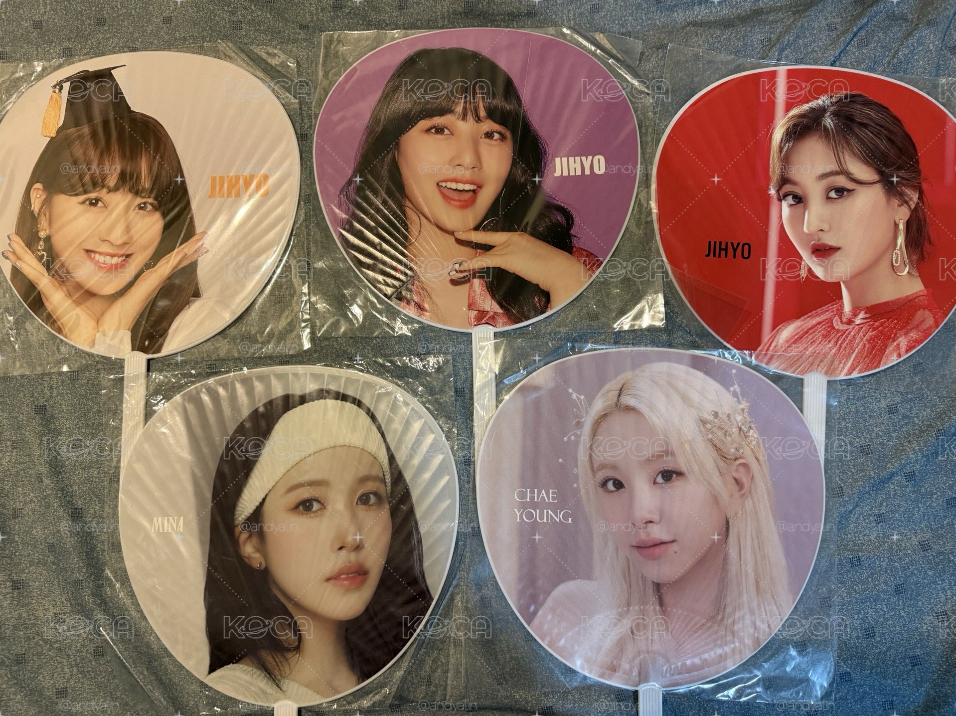 TWICE 扇子盤