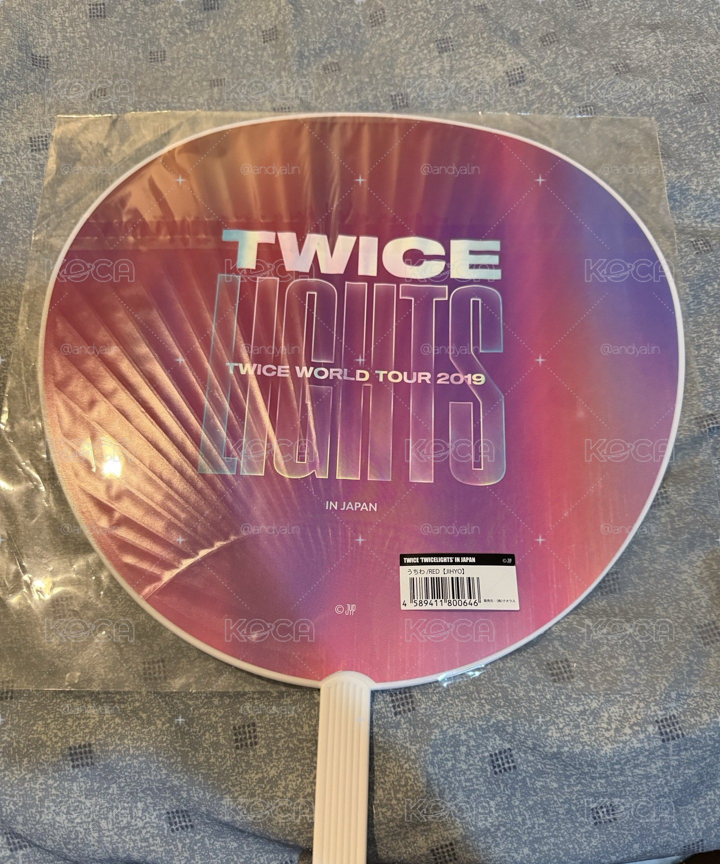 TWICE 扇子盤