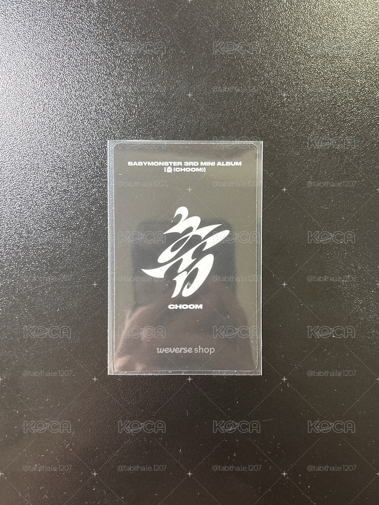 춤 (CHOOM) wvs 團封預售C Ver. 特典卡 