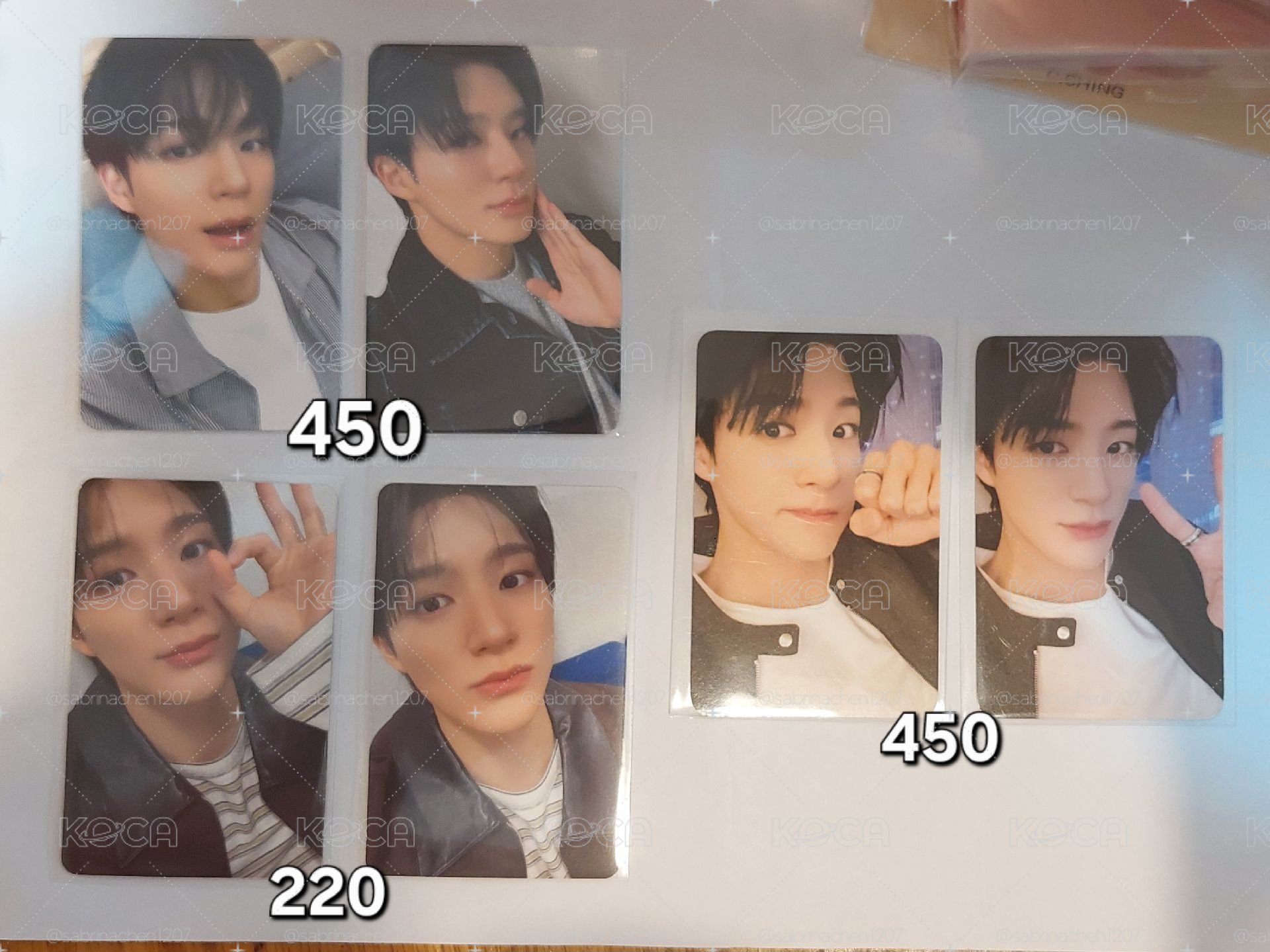 nct jnjm jeno 幸運卡 簽售卡