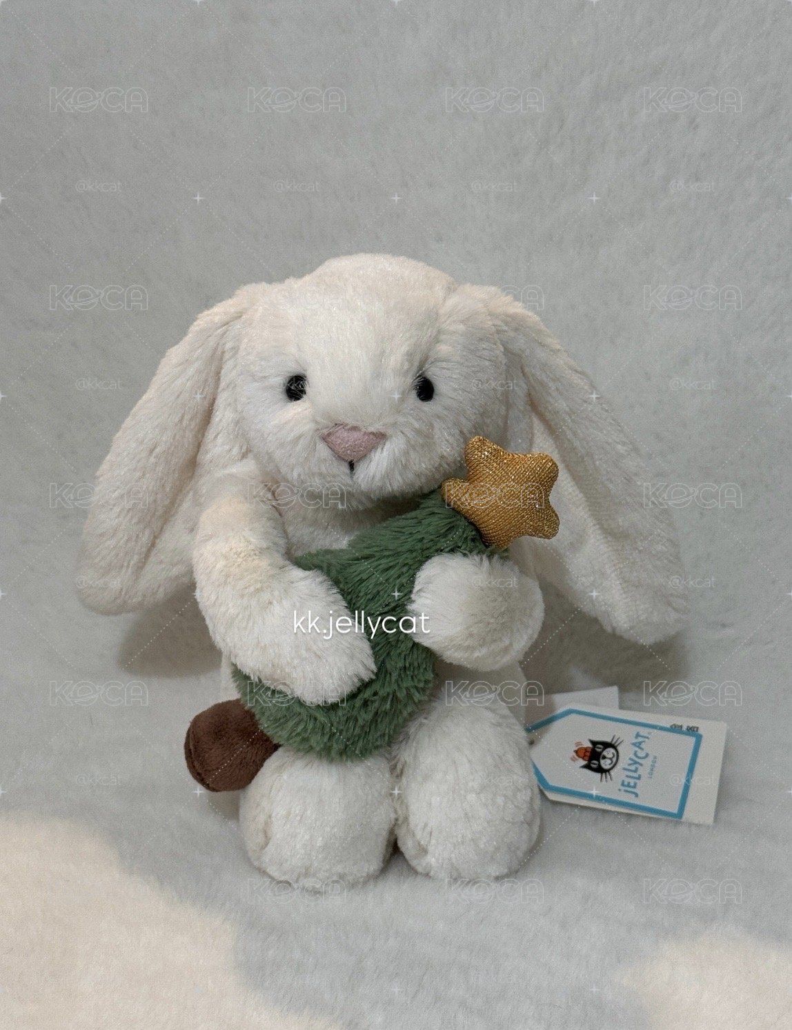 18cm 聖誕樹邦尼兔