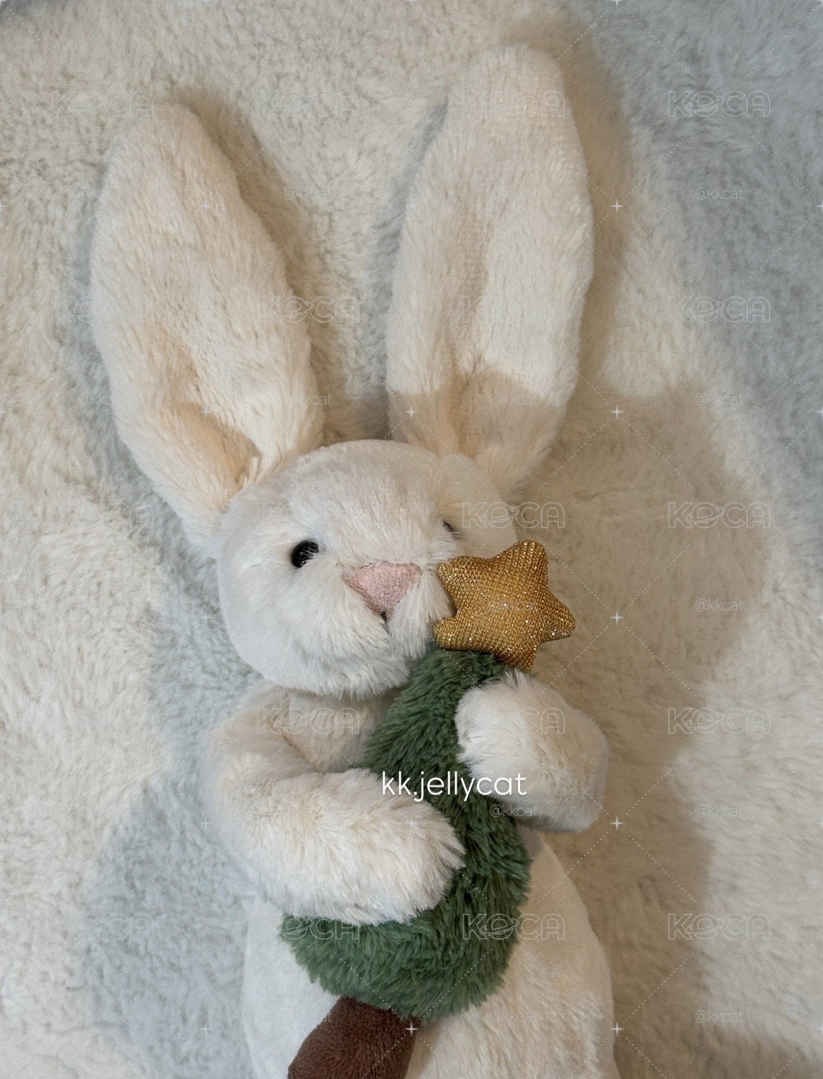 18cm 聖誕樹邦尼兔