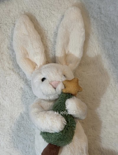 18cm 聖誕樹邦尼兔