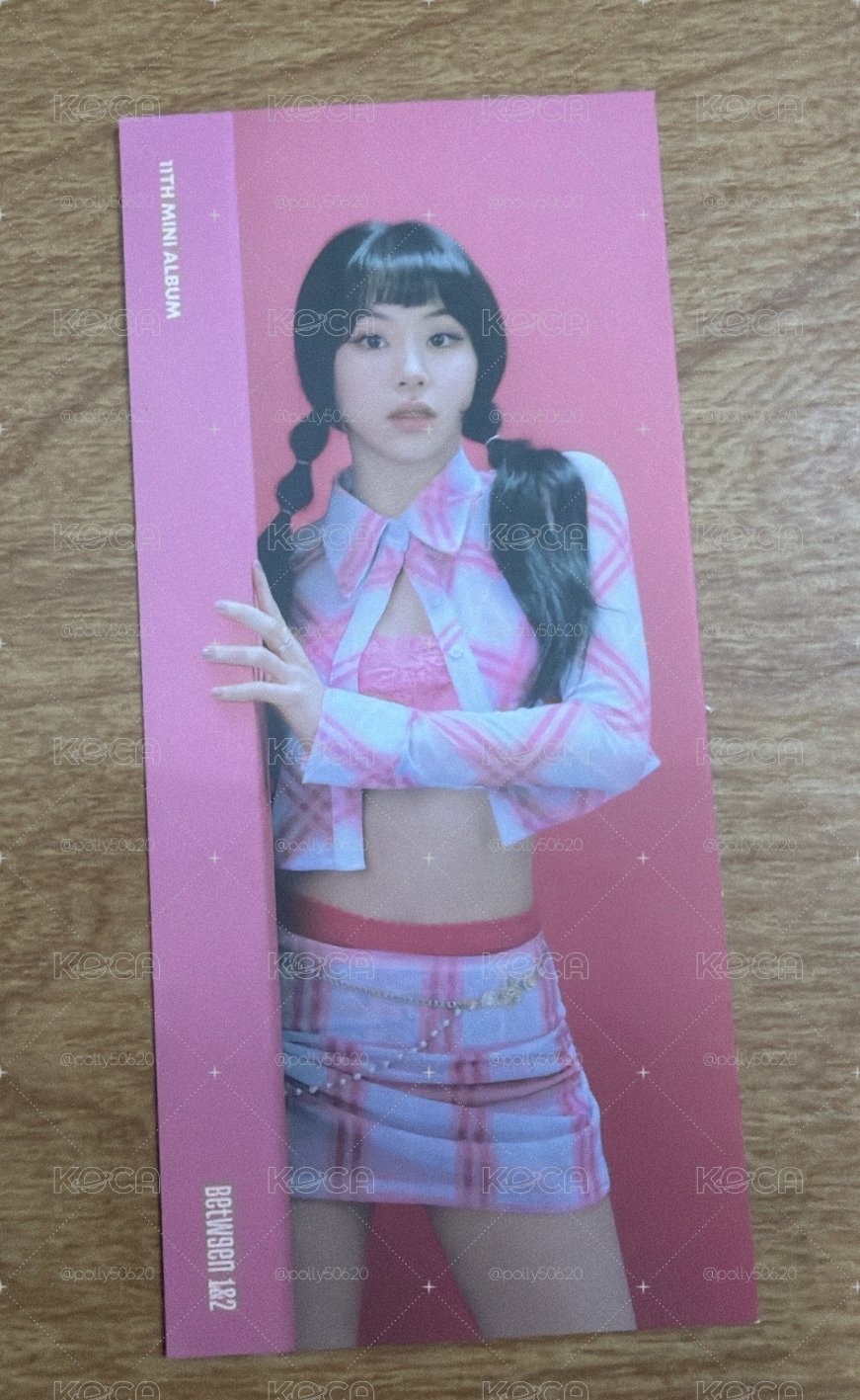 TWICE Between 1&2 彩瑛 美網親簽書籤