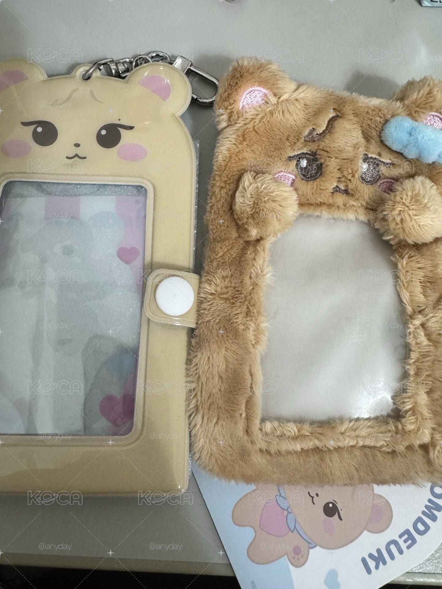 妮毛絨卡套+塑膠小卡冊