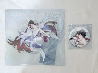 原神 立繪 少女哥倫比婭 立牌、徽章